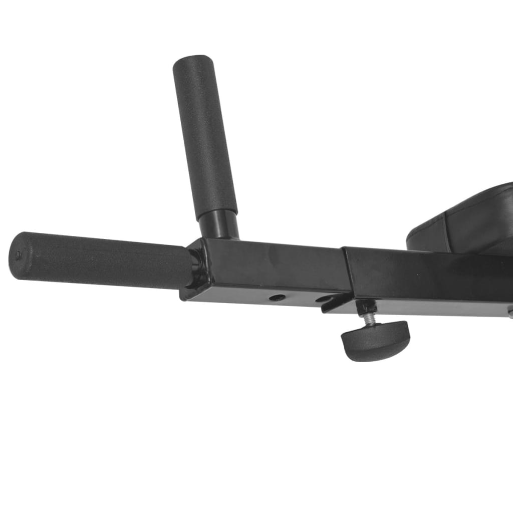 Dipstation Fitnessapparaat Wandgemonteerd Zwart