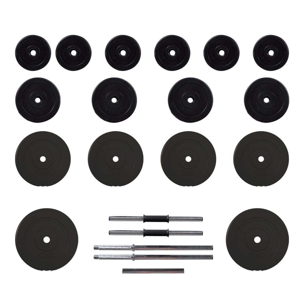 Halterset Met Gewichten 60 Kg