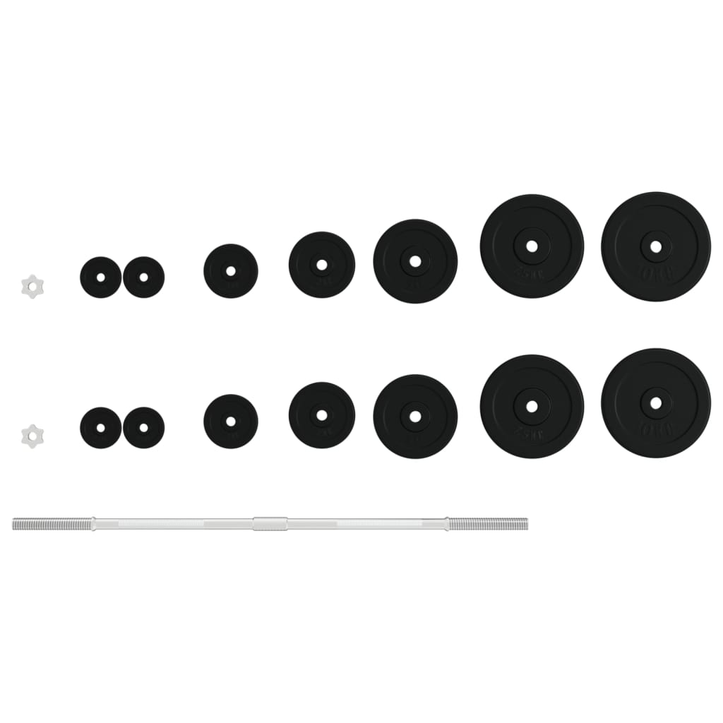 Halter Met Gewichten 60 Kg Gietijzer