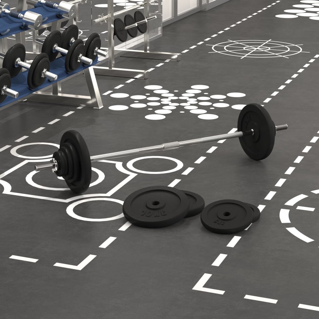 Halter Met Gewichten 60 Kg Gietijzer