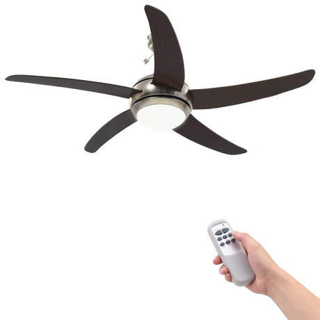 Plafondventilator Met Lamp 128 Cm