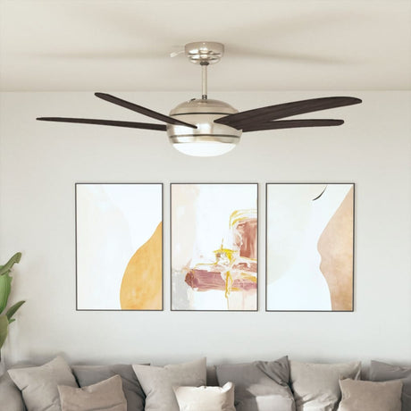 Plafondventilator Met Lamp 128 Cm
