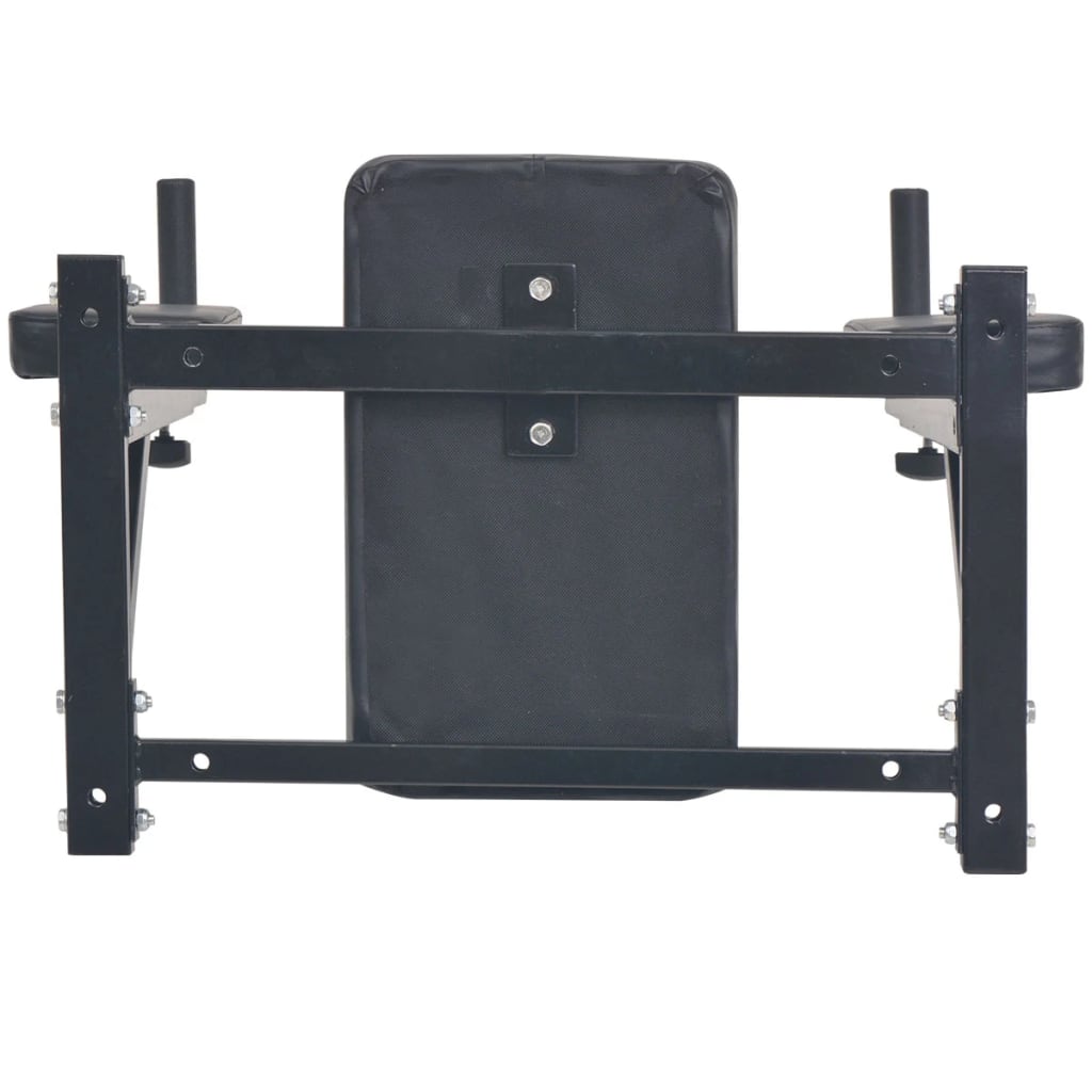 Dipstation Fitnessapparaat Wandgemonteerd Zwart