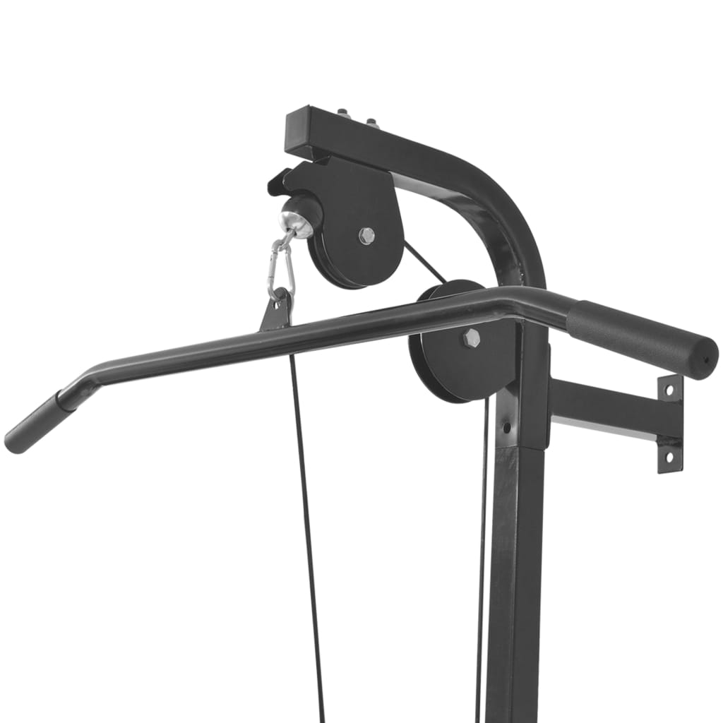 Home Gym Met 2 Katrollen Wandgemonteerd