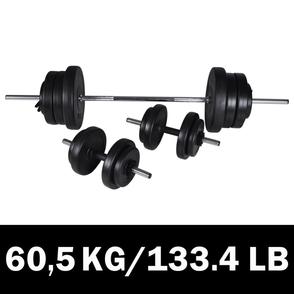 Halterset Met Gewichten 60 Kg