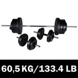 Halterset Met Gewichten 60 Kg