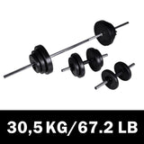 Halterset Met Gewichten 60 Kg