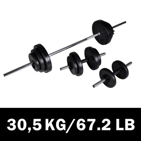 Halterset Met Gewichten 60 Kg