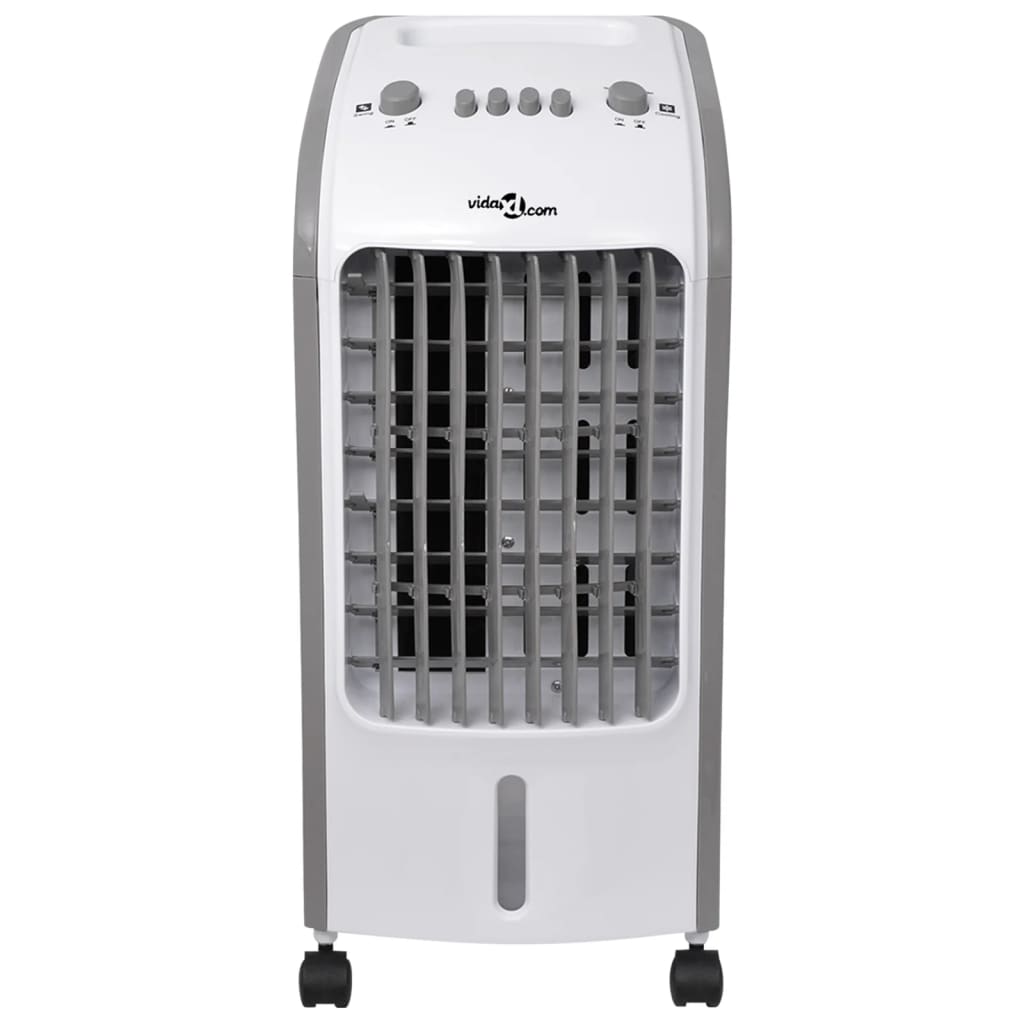 Luchtkoeler Draagbaar 80 W 4 L 25X26X56 Cm Antraciet En Wit