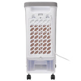 Luchtkoeler Draagbaar 80 W 4 L 25X26X56 Cm Antraciet En Wit