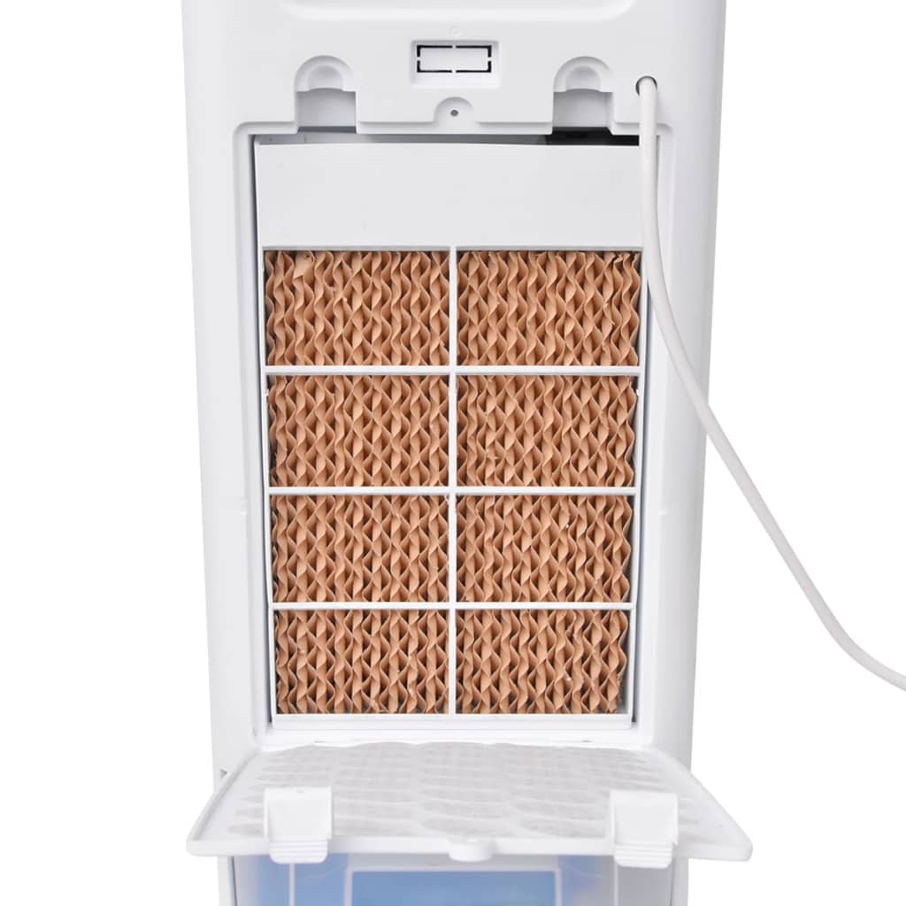 Luchtkoeler Draagbaar 80 W 4 L 25X26X56 Cm Antraciet En Wit