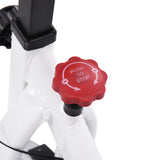 Hometrainer Met Hartslagsensoren En Rood