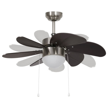 Plafondventilator Met Lamp 76 Cm