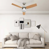 Plafondventilator Met Lamp Afstandsbediening 76 Cm