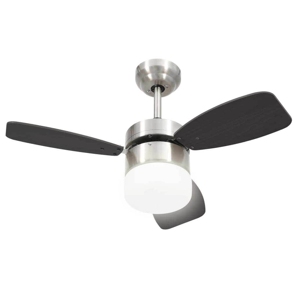Plafondventilator Met Lamp Afstandsbediening 76 Cm