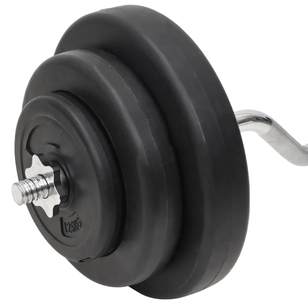 Halterset Met Gewichten Curl