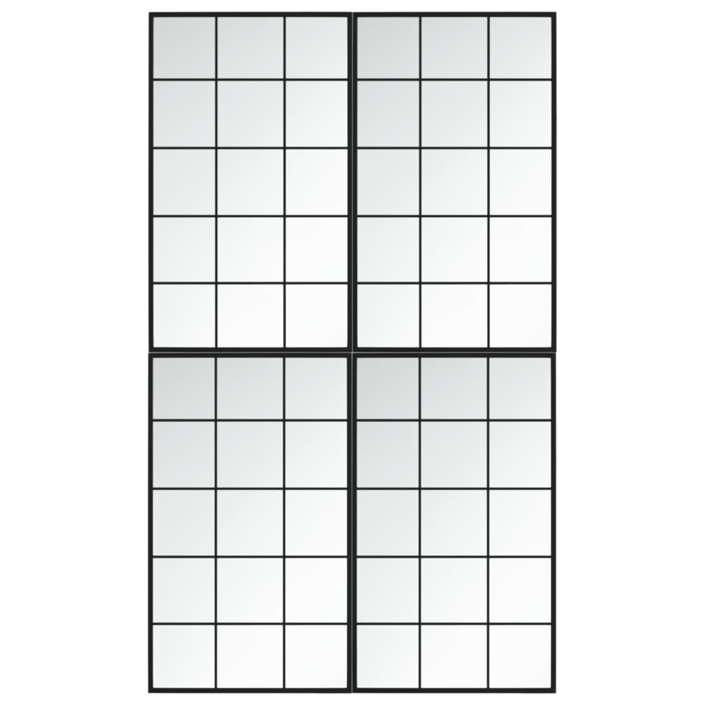 Wandspiegels Metaal Zwart