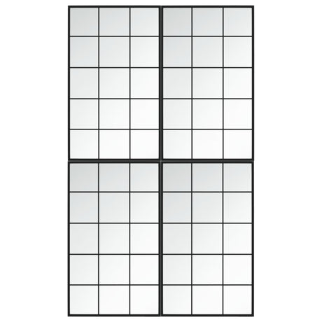 Wandspiegels Metaal Zwart
