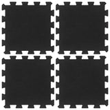 Rubbertegels 4 St 16 Mm 30X30 Cm Zwart
