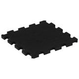 Rubbertegels 4 St 16 Mm 30X30 Cm Zwart