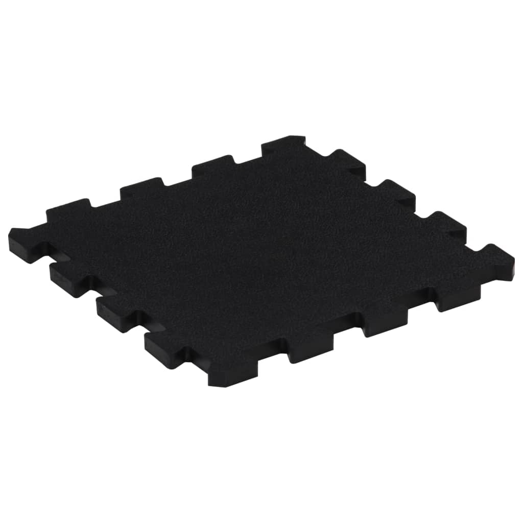 Rubbertegels 9 St 16 Mm 30X30 Cm Zwart