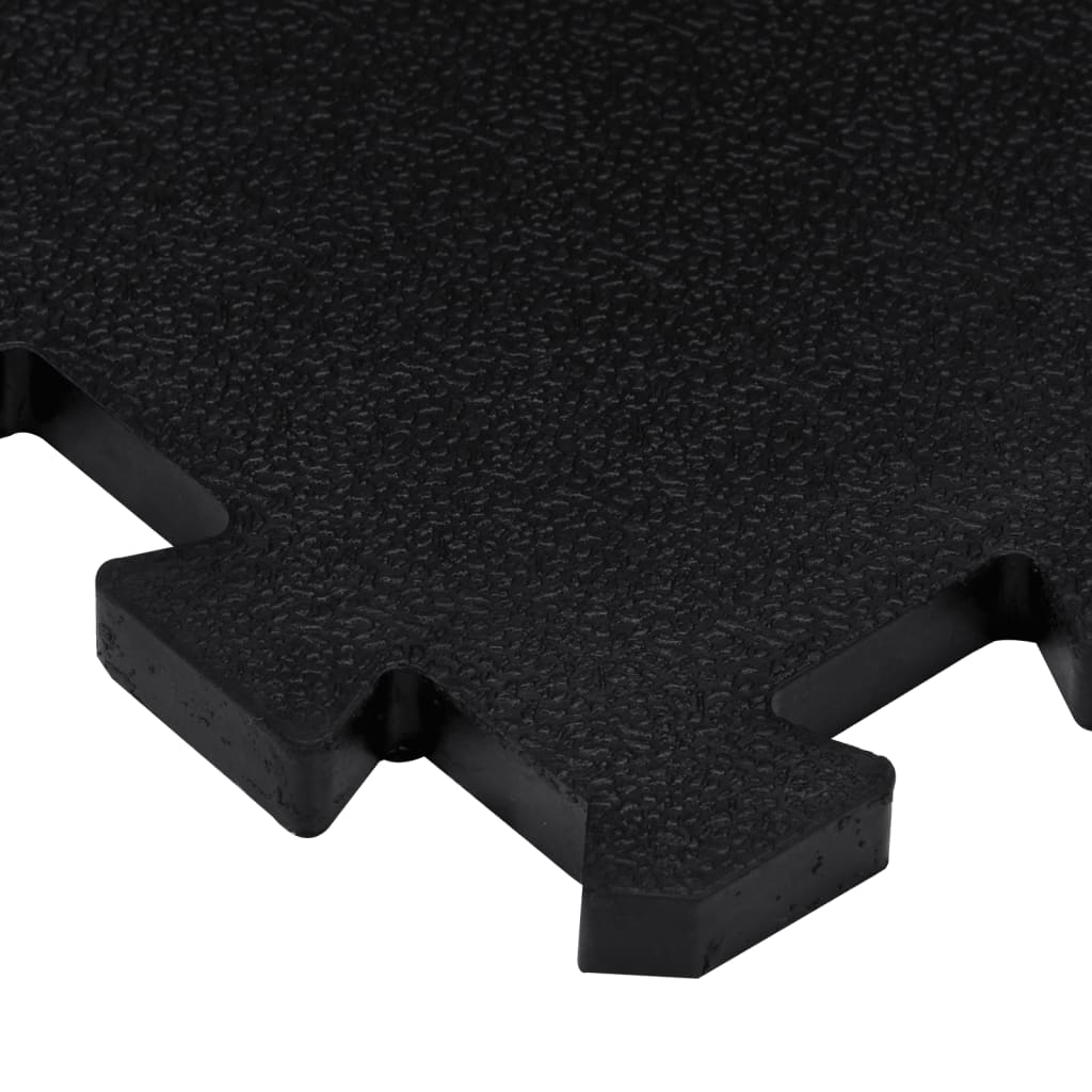 Rubbertegels 9 St 16 Mm 30X30 Cm Zwart