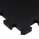 Rubbertegels 9 St 16 Mm 30X30 Cm Zwart
