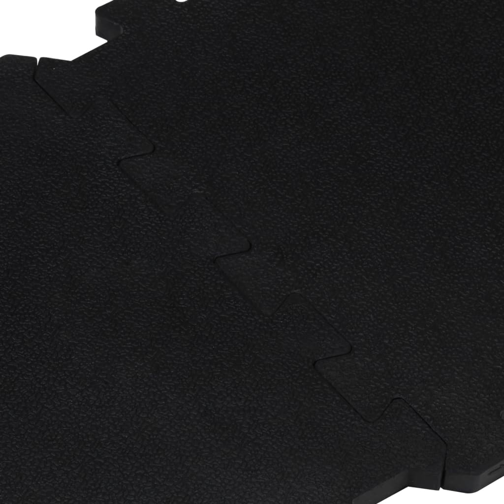 Rubbertegels 9 St 16 Mm 30X30 Cm Zwart