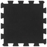Rubbertegels 16 St 16 Mm 30X30 Cm Zwart